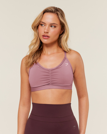 Ruched Sports Bra