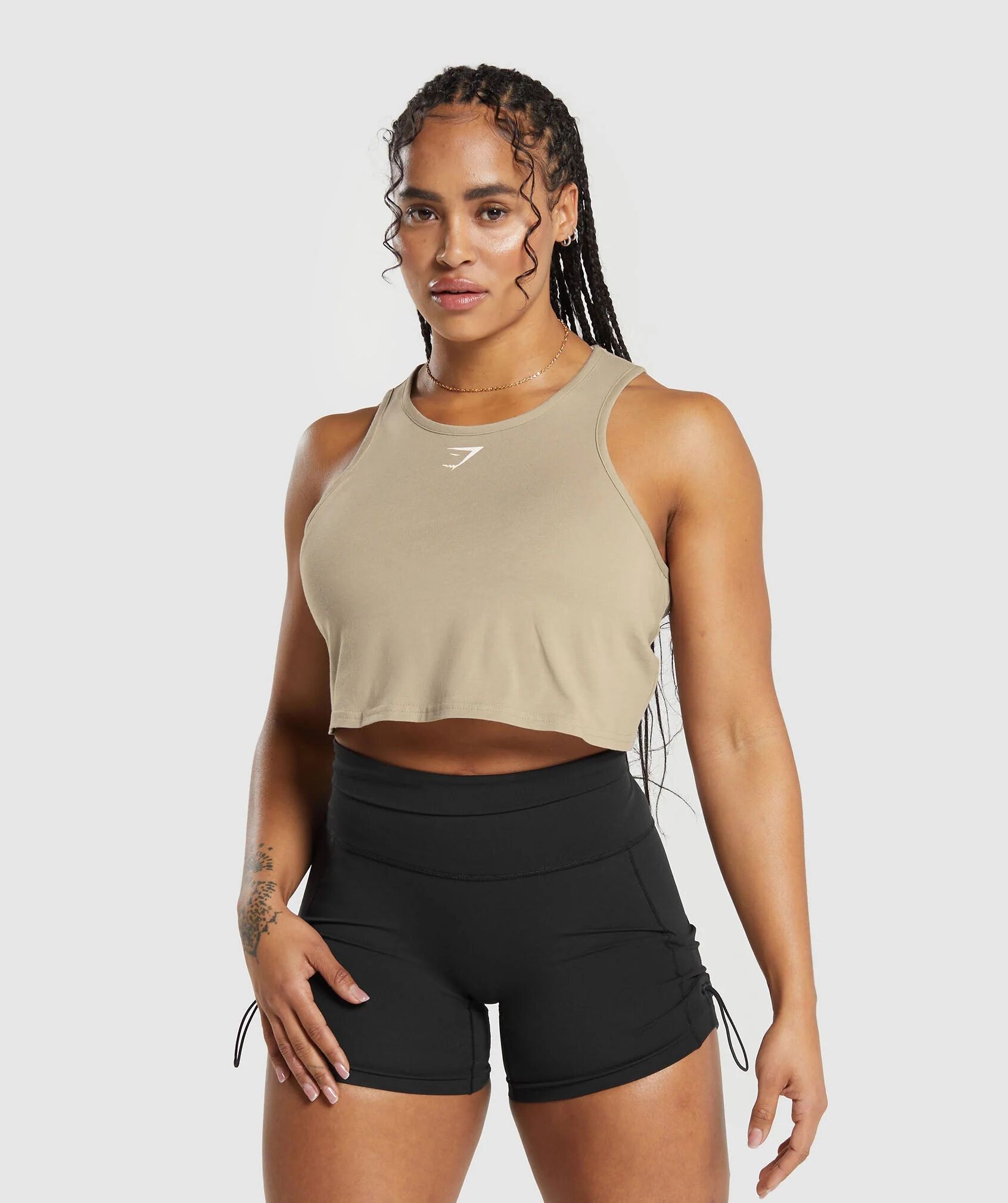 Lifting Essential Cotton Crop Tank