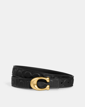 Sculpted Signature Buckle Cut-to-size Reversible Belt, 25mm