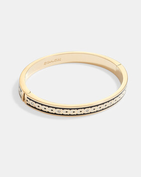 سوار بشعار الماركة مطلي بالمينا، 6 مم