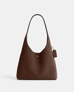 Suede Brooklyn Shoulder Bag 28