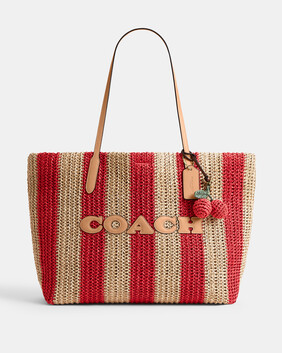 Large City Tote Bag With Charms