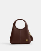 Polished Pebble Leather Lana Shoulder Bag 19