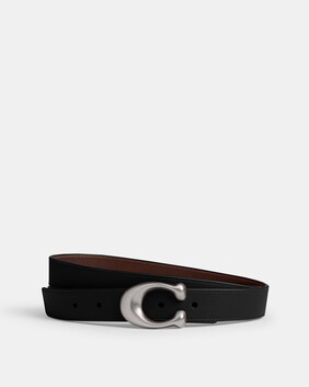 Sculpted C Buckle Reversible Belt, 25mm