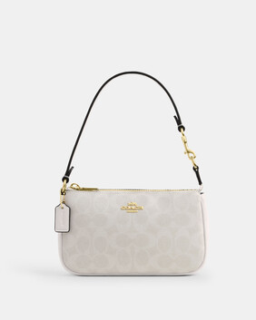 حقيبة نوليتا 19 قماش قنب بشعار الماركة