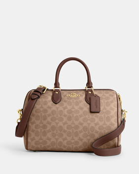 Rowan Large Satchel In Soft Signature Canvas