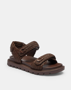 Brynn Raffia Sandal
