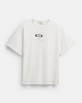 Brain Dead Head T-shirt In Organic Cotton