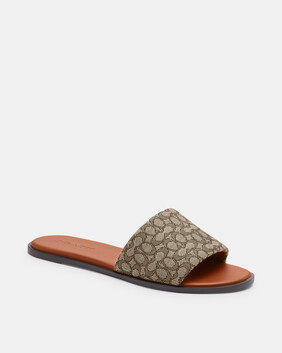 Holly Sandal In Signature Jacquard