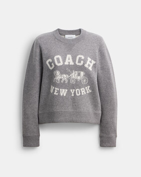 Horse And Carriage Crewneck Sweater