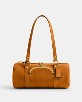 Kisslock Barrel Bag 28