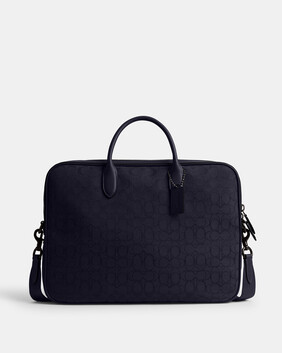 Theo Work Bag In Signature Jacquard 27