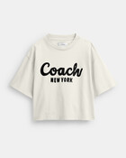 Cursive Signature Cropped T-shirt