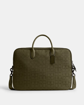 Theo Work Bag In Signature Jacquard 27