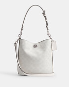 Willow Soft Bucket Bag 19 In Signature Canvas