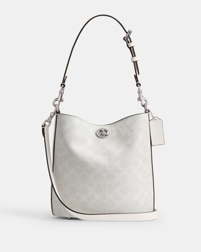 Willow Soft Bucket Bag 19 In Signature Canvas