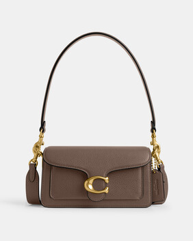 Polished Pebble Leather Tabby Shoulder Bag 20 Refresh