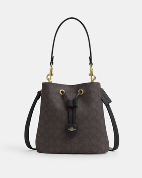 Rowan Bucket Bag In Signature Canvas