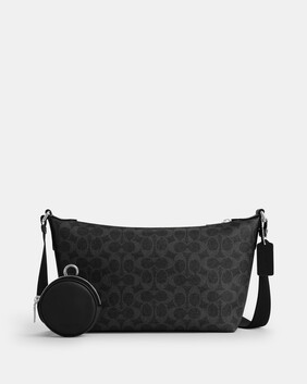 Small Finn Crossbody Bag With Pouch In Signature Canvas