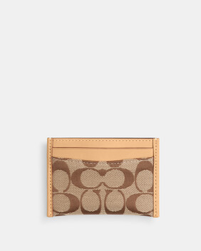 Essential Card Case In Signature Jacquard