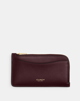 New York Zip Card Case In Colorblock