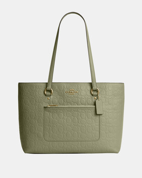 Station Tote Bag In Signature Leather