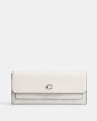 Mila Long Flap Wallet In Signature Canvas