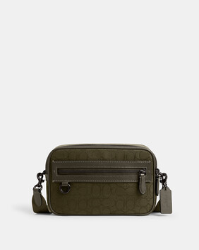 Theo Camera Bag In Signature Jacquard