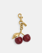Small Crystal Cherry Bag Charm
