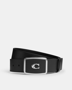 Signature Plaque Buckle Belt 38 Mm