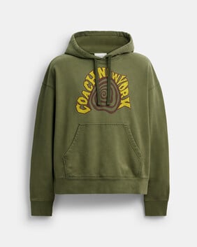 Garment Dyed Spiral Hoodie