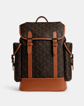 Hitch Backpack With Horse And Carriage Print 31