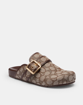Archival Buckle Clog In Signature Jacquard
