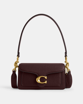 Polished Pebble Leather Tabby Shoulder Bag 20 Refresh