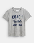 Horse And Carriage T-shirt In Organic Cotton