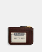 Essential Mini Id Card Case In Signature Jacquard