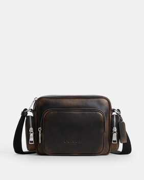 Fletcher Crossbody Bag In Loved Leather
