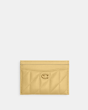 Essential Card Case With Pillow Quilting