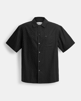 Signature Jacquard Camp Shirt