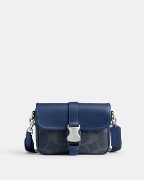 حقيبة كروس بودي ليغ مزين بشعار الماركة مختلط