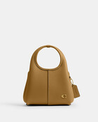 Polished Pebble Leather Lana Shoulder Bag 19