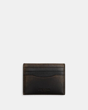 Slim Id Card Case In Loved Leather