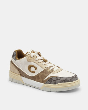 Coach Soho Sneaker With Mixed Signature