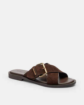 Crisscross Buckle Sandal