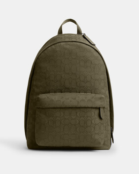 Hall Backpack In Signature Jacquard 29