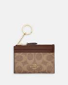 Mini Skinny Id Case In Signature Canvas