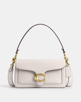 Polished Pebble Leather Tabby Shoulder Bag 26 Refresh
