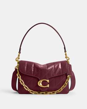 Chain Tabby Shoulder Bag With Quilting