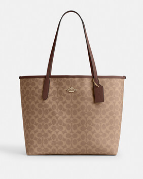 City Tote Bag In Signature Canvas
