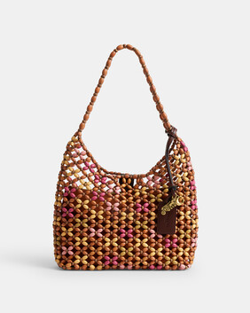 Brooklyn Shoulder Bag 28 With Wooden Beading